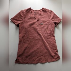 Mauve XXS figs one pocket top